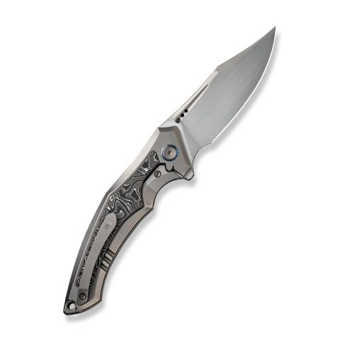 Nóż składany WE Knife Orpheus LE No 036/155 Gray Titanium / Aluminium Foil CF, Hand Rubbed Satin CPM 20CV (WE23009-2) WE Knife