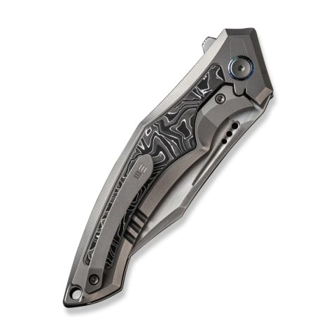 Nóż składany WE Knife Orpheus LE No 036/155 Gray Titanium / Aluminium Foil CF, Hand Rubbed Satin CPM 20CV (WE23009-2) WE Knife