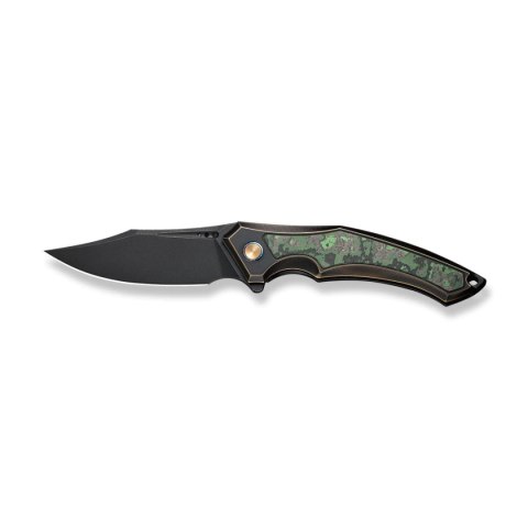 Nóż składany WE Knife Orpheus LE No 081/155 Bronze / Black Titanium / Jungle Wear Fat Carbon Fiber, Black Stonewashed CPM 20CV ( WE Knife
