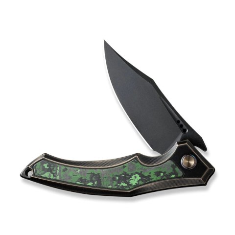 Nóż składany WE Knife Orpheus LE No 113/155 Bronze / Black Titanium / Jungle Wear Fat Carbon Fiber, Black Stonewashed CPM 20CV ( WE Knife