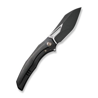 Nóż składany We Knife Ignio Black Titanium, Black Stonewashed / Satin CPM 20CV by Toni Tietzel (WE22042B-1) WE Knife