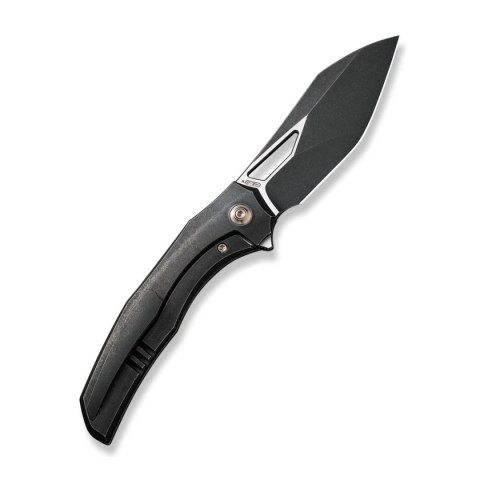 Nóż składany We Knife Ignio Black Titanium, Black Stonewashed / Satin CPM 20CV by Toni Tietzel (WE22042B-1) WE Knife
