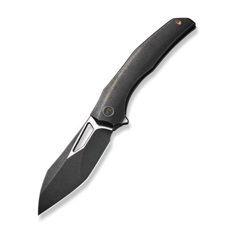 Nóż składany We Knife Ignio Black Titanium, Black Stonewashed / Satin CPM 20CV by Toni Tietzel (WE22042B-1) WE Knife