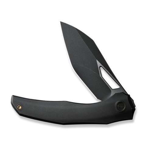 Nóż składany We Knife Ignio Black Titanium, Black Stonewashed / Satin CPM 20CV by Toni Tietzel (WE22042B-1) WE Knife