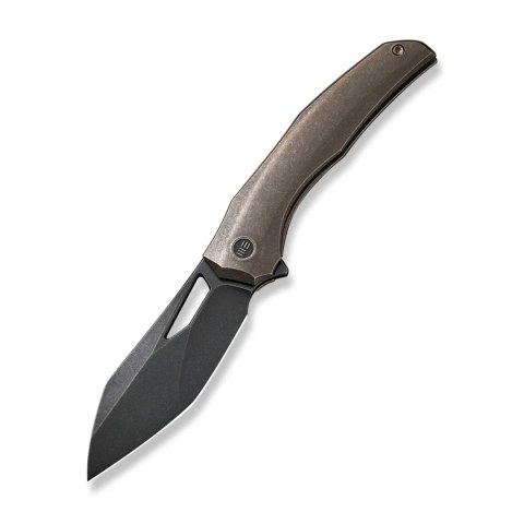 Nóż składany We Knife Ignio Bronze Titanium, Black Stonewashed CPM 20CV by Toni Tietzel (WE22042B-2) WE Knife