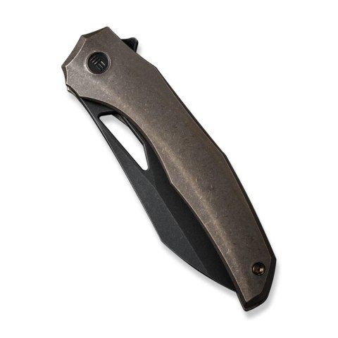 Nóż składany We Knife Ignio Bronze Titanium, Black Stonewashed CPM 20CV by Toni Tietzel (WE22042B-2) WE Knife