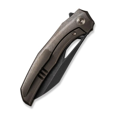 Nóż składany We Knife Ignio Bronze Titanium, Black Stonewashed CPM 20CV by Toni Tietzel (WE22042B-2) WE Knife