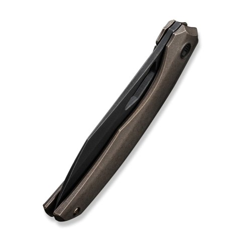 Nóż składany We Knife Ignio Bronze Titanium, Black Stonewashed CPM 20CV by Toni Tietzel (WE22042B-2) WE Knife