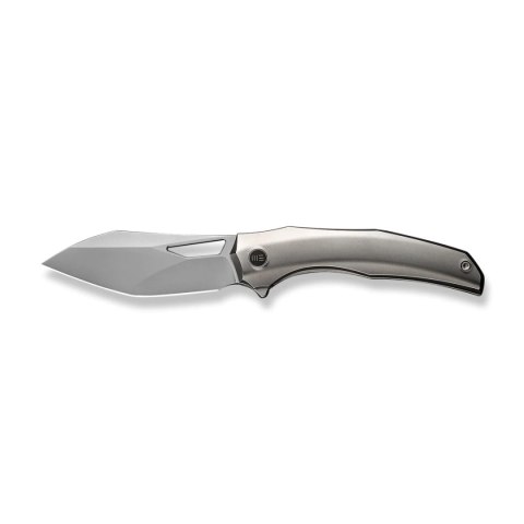 Nóż składany We Knife Ignio Polished Bead Blasted Titanium, Silver Bead Blasted CPM 20CV by Toni Tietzel (WE22042B-4) WE Knife
