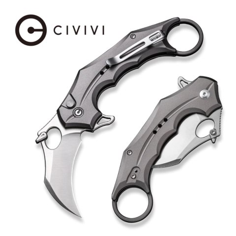 Nóż składany karambit Civivi Incisor II Gray Aluminium, Satin Nitro-V (C16016B-3) Civivi by WE Knife