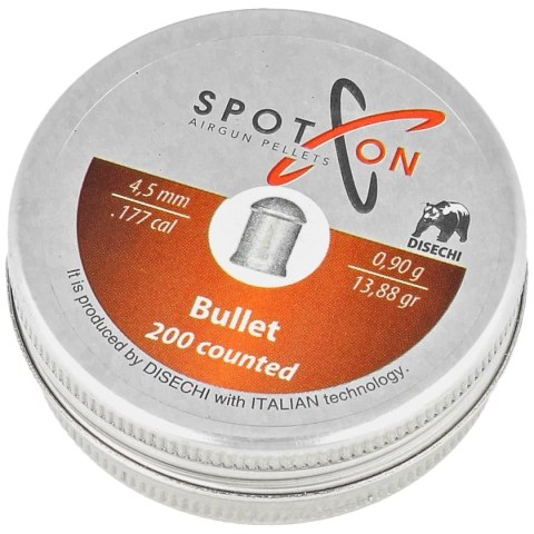 Śrut Spoton Bullet 4.5 mm, 200 szt. 0.90g/13.88gr Spoton by Disechi