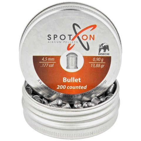 Śrut Spoton Bullet 4.5 mm, 200 szt. 0.90g/13.88gr Spoton by Disechi