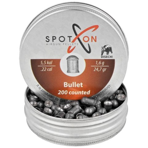 Śrut Spoton Bullet 5.5 mm, 200 szt. 1.60g/24.7gr Spoton by Disechi