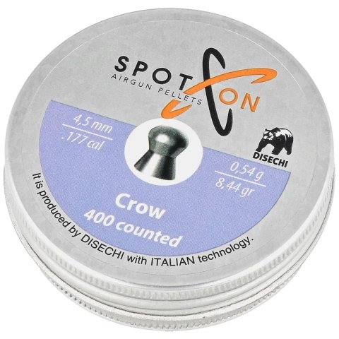 Śrut Spoton Crow 4.5 mm, 400 szt. 0.54g/8.44gr Spoton by Disechi