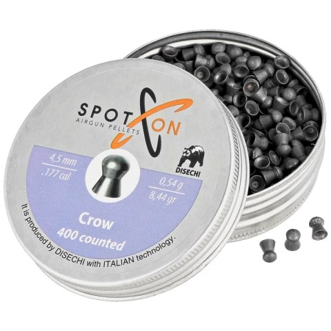 Śrut Spoton Crow 4.5 mm, 400 szt. 0.54g/8.44gr Spoton by Disechi