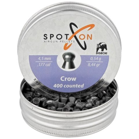 Śrut Spoton Crow 4.5 mm, 400 szt. 0.54g/8.44gr Spoton by Disechi
