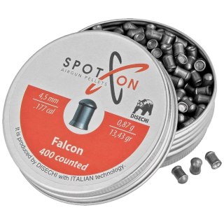 Śrut Spoton Falcon 4.5 mm, 400 szt. 0.87g/13.43gr Spoton by Disechi