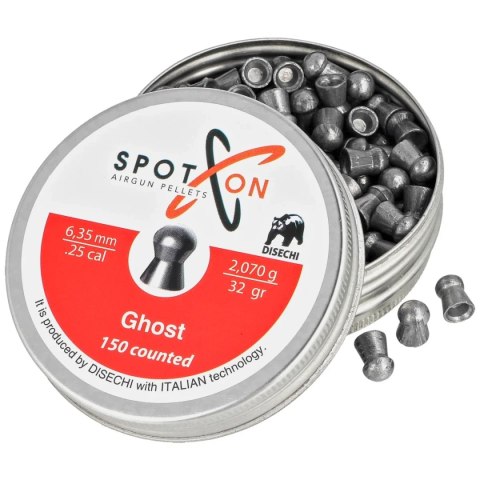 Śrut Spoton Ghost 6.35 mm, 150 szt. 2.07g/32.0gr Spoton by Disechi