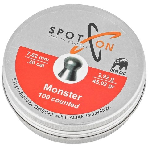 Śrut Spoton Monster 7.62 mm, 100 szt. 2.92g/45.02gr Spoton by Disechi