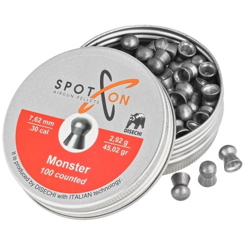Śrut Spoton Monster 7.62 mm, 100 szt. 2.92g/45.02gr Spoton by Disechi