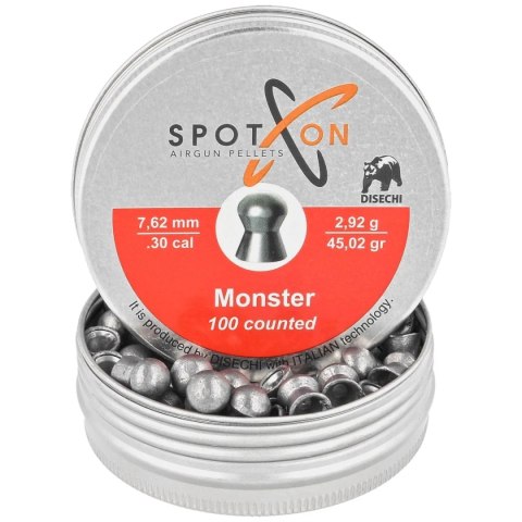 Śrut Spoton Monster 7.62 mm, 100 szt. 2.92g/45.02gr Spoton by Disechi