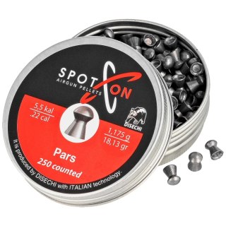 Śrut Spoton Pars 5.5 mm, 250 szt. 1.175g/18.13gr Spoton by Disechi
