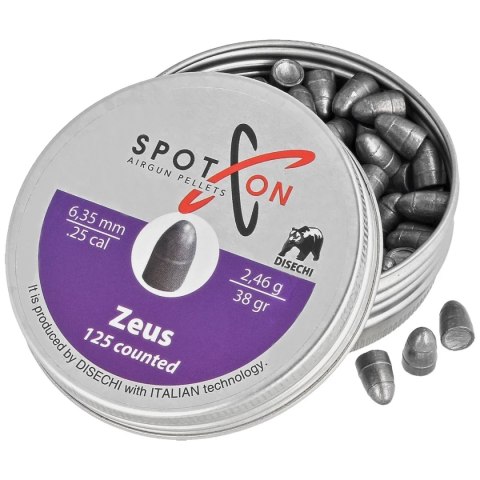 Śrut Spoton Zeus Slug 38 6.35 mm, 125 szt. 2.46g/38.0gr Spoton by Disechi