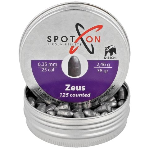 Śrut Spoton Zeus Slug 38 6.35 mm, 125 szt. 2.46g/38.0gr Spoton by Disechi