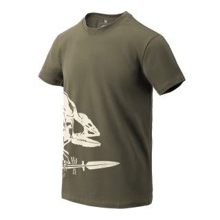 T-shirt Helikon Full Body Skeleton Olive Green Helikon-Tex