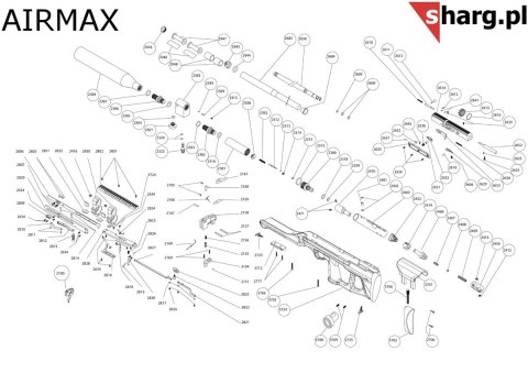 Lufa wiatrówka PCP Hatsan BT65, AT44 LONG, AT44-10QE, Airmax, Bullboss, Nova 4.5 mm Hatsan Arms