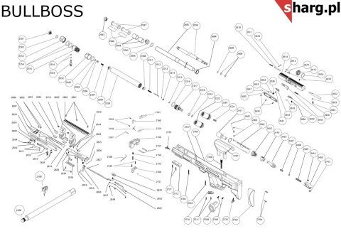 Lufa wiatrówka PCP Hatsan BT65, AT44 LONG, AT44-10QE, Airmax, Bullboss, Nova 4.5 mm Hatsan Arms