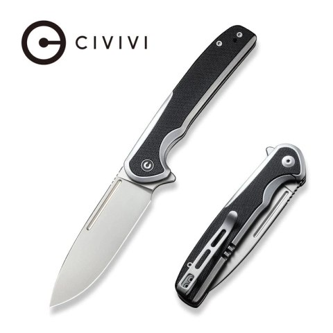 Nóż CIVIVI Voltaic Stainless / G10 Inlay, Silver Bead Blasted 14C28N (C20060-2) Civivi by WE Knife
