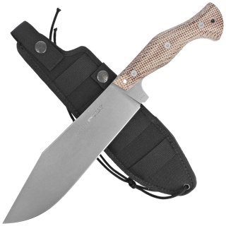 Nóż Viper Carnera Brown Canvas Micarta, Stonewashed D2 by Tommaso Rumici (VT4006SWBW) Viper by Tecnocut