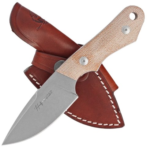 Nóż Viper Handy Natural Canvas Micarta, Stonewashed MagnaCut by Fabrizio Silvestrelli (VT4040CN) Viper by Tecnocut