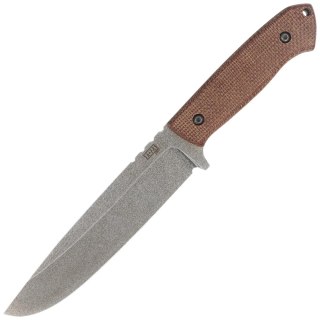 Nóż Za-Pas Expendable Brown Micarta, Acid Stonewashed NMV (EX-ST-M-BR) Za-Pas