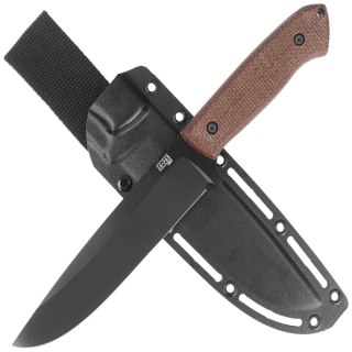Nóż Za-Pas Expendable Brown Micarta, Black Cerakote NMV (EX-CE-M-BR) Za-Pas