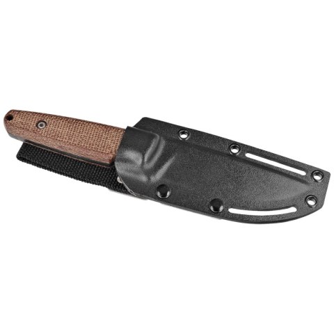 Nóż Za-Pas Handie Brown Micarta, Black Cerakote NMV (HAN-CE-M-BR) Za-Pas