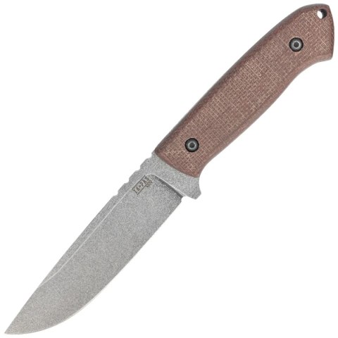 Nóż Za-Pas Ultra Outdoor Brown Micarta, Acid Stonewashed NMV (UO-ST-M-BR) Za-Pas