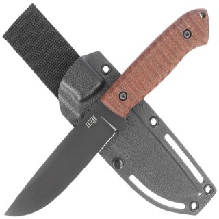 Nóż Za-Pas Ultra Outdoor Brown Toxic Micarta, Black Cerakote NMV (UOT-CE-M-BR) Za-Pas