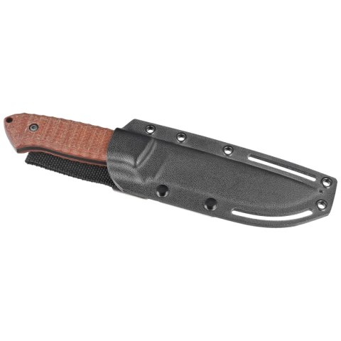 Nóż Za-Pas Ultra Outdoor Brown Toxic Micarta, Black Cerakote NMV (UOT-CE-M-BR) Za-Pas