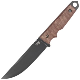 Nóż Za-Pas Urban Tactic Brown Micarta, Black Cerakote NMV (UT-CE-M-BR) Za-Pas