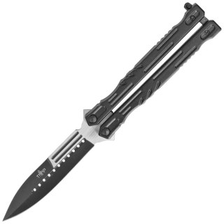 Nóż motylkowy Third Decor Habitat Balisong Black Stainless Steel, Two-Tone 420 (K2448) Decor Habitat