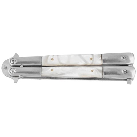 Nóż motylkowy Third Decor Habitat Balisong Pearl/Stainless Steel, Satin 420 (K2097) Decor Habitat