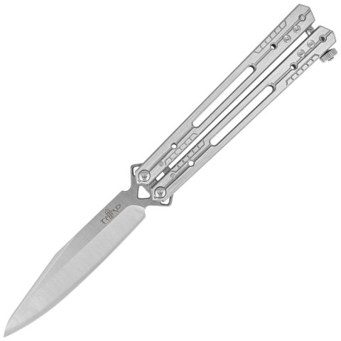 Nóż motylkowy Third Decor Habitat Balisong Satin Stainless Steel, Satin 420 (K2920B) Decor Habitat
