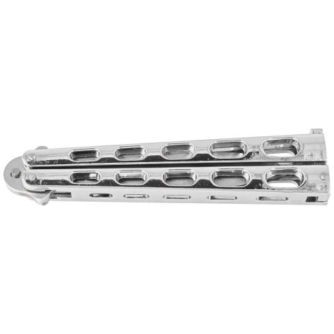 Nóż motylkowy Third Decor Habitat Balisong Silver Stainless Steel, Satin 420 (K2919B) Decor Habitat
