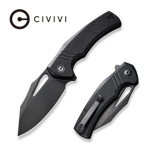 Nóż składany Civivi BullTusk Black G10, Black Stonewashed 14C28N (C23017-1) Civivi by WE Knife