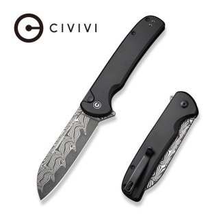 Nóż składany Civivi Chevalier II Black Aluminium, Black Damascus (C20022B-DS1) Civivi by WE Knife