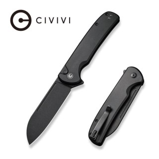 Nóż składany Civivi Chevalier II Black Aluminium, Black Stonewashed 14C28N (C20022B-1) Civivi by WE Knife