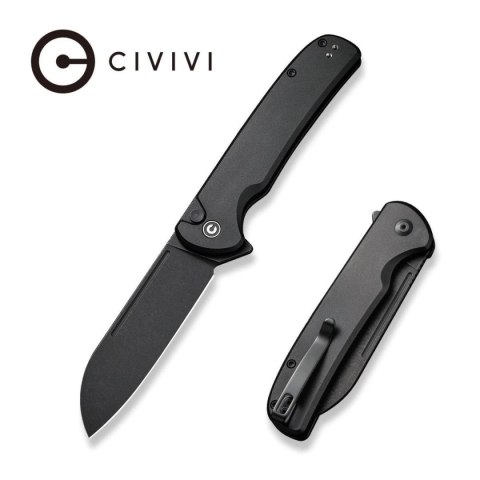 Nóż składany Civivi Chevalier II Black Aluminium, Black Stonewashed 14C28N (C20022B-1) Civivi by WE Knife