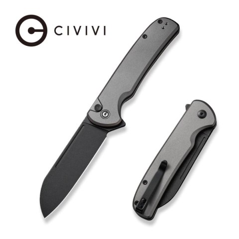 Nóż składany Civivi Chevalier II Gray Aluminium, Black Stonewashed 14C28N (C20022B-3) Civivi by WE Knife
